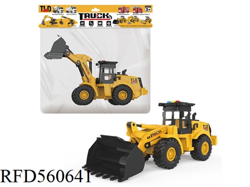 1:16 INERTIAL FOUR-WHEEL BULLDOZER (NO ELECTRICITY INCLUDED)