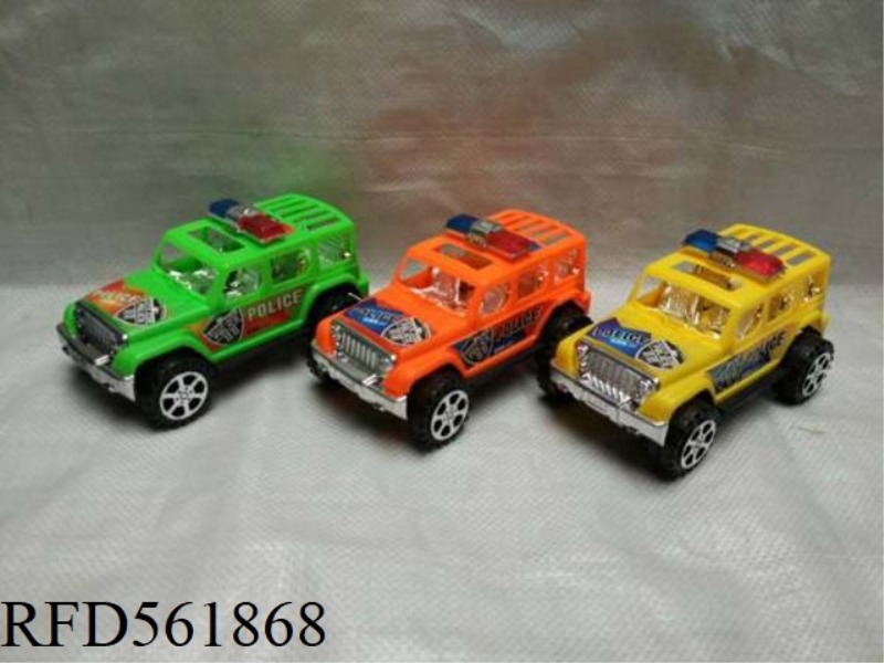 SOLID COLOR INERTIAL POLICE CAR