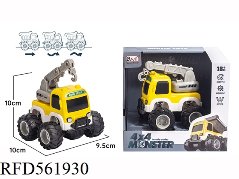 FOUR-WHEEL DRIVE INERTIAL OFF-ROAD CRANE