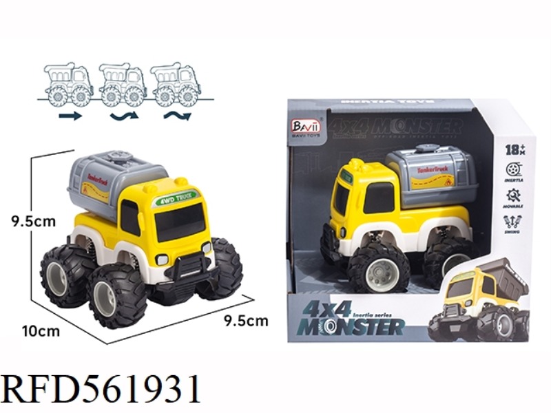 FOUR-WHEEL DRIVE INERTIAL OFF-ROAD TANKER
