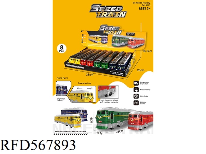 SIMULATED DONGFENG TRAIN MODEL 8PCS