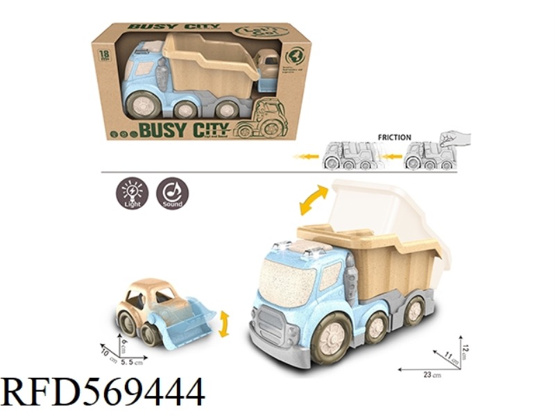 CARTOON ENGINEERING EARTH TRUCK