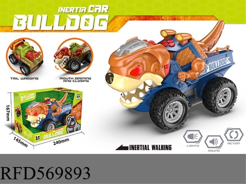 INERTIAL MECHANICAL SHAR PEI DOG CAR