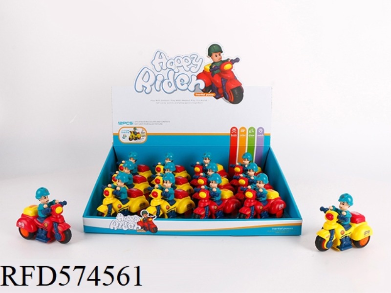 CARTOON INERTIA RACING MOTORCYCLE