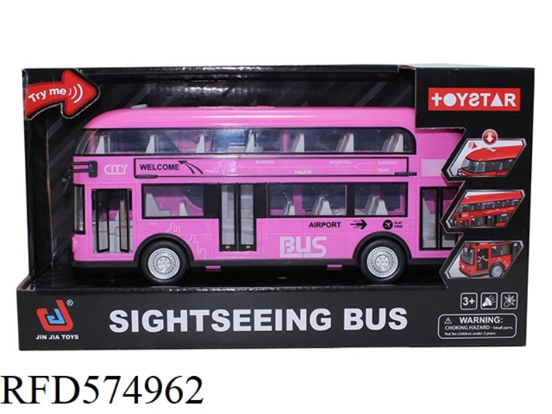 GIRLS CITY DOUBLE-DECKER BUS