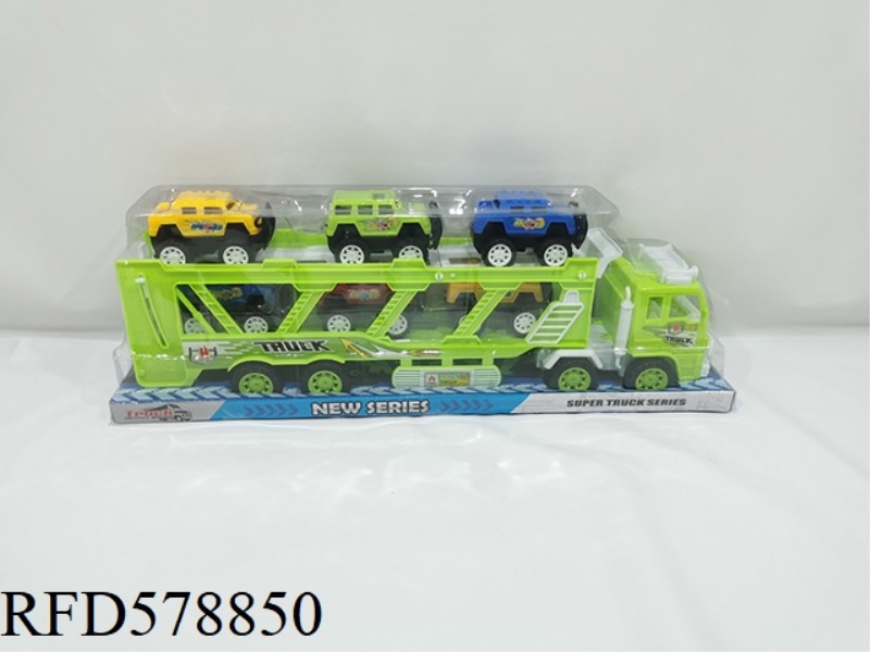 IMITATION OF REAL COLOR INERTIA EXTRA-LARGE TRAILER +6 SOLID COLOR OFF-ROAD VEHICLES