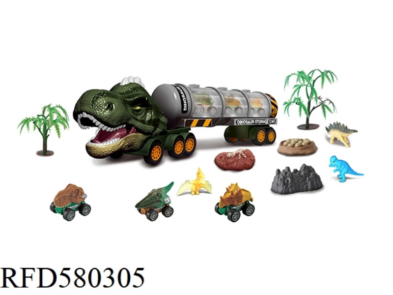 T-REX LIGHT MUSIC INERTIAL STORAGE CAR (GREEN)