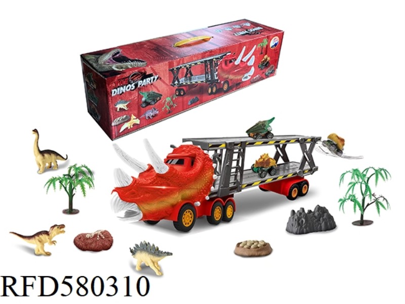 LIGHT MUSIC DINOSAUR CAR WITH LIGHT MUSIC SOUND