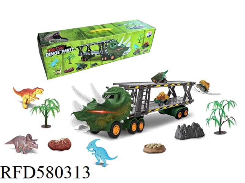 LIGHT MUSIC DINOSAUR CAR WITH LIGHT MUSIC SOUND