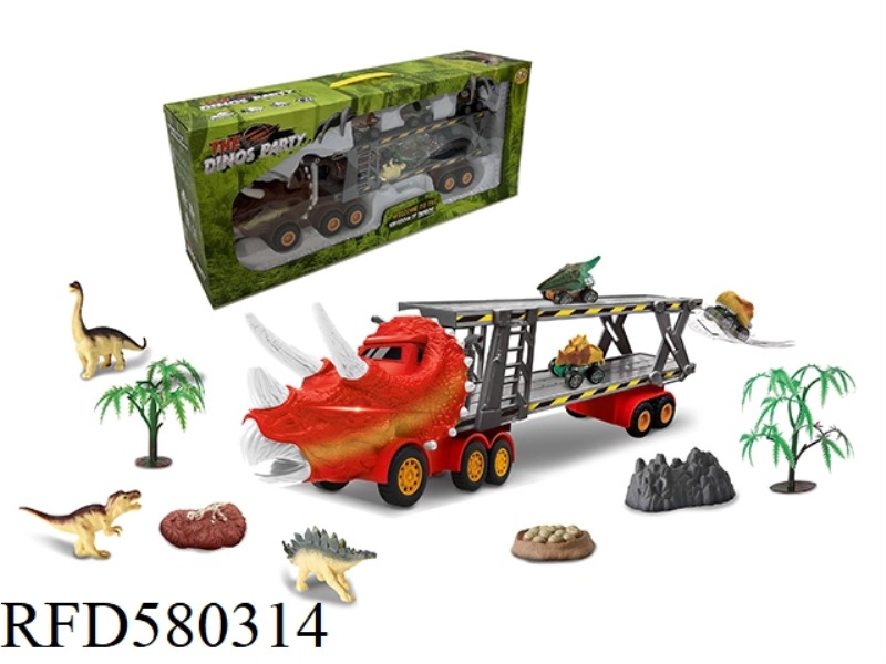 LIGHT MUSIC DINOSAUR CAR WITH LIGHT MUSIC SOUND