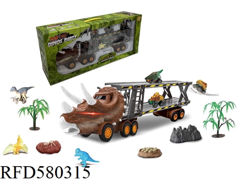 LIGHT MUSIC DINOSAUR CAR WITH LIGHT MUSIC SOUND