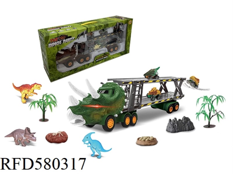 LIGHT MUSIC DINOSAUR CAR WITH LIGHT MUSIC SOUND