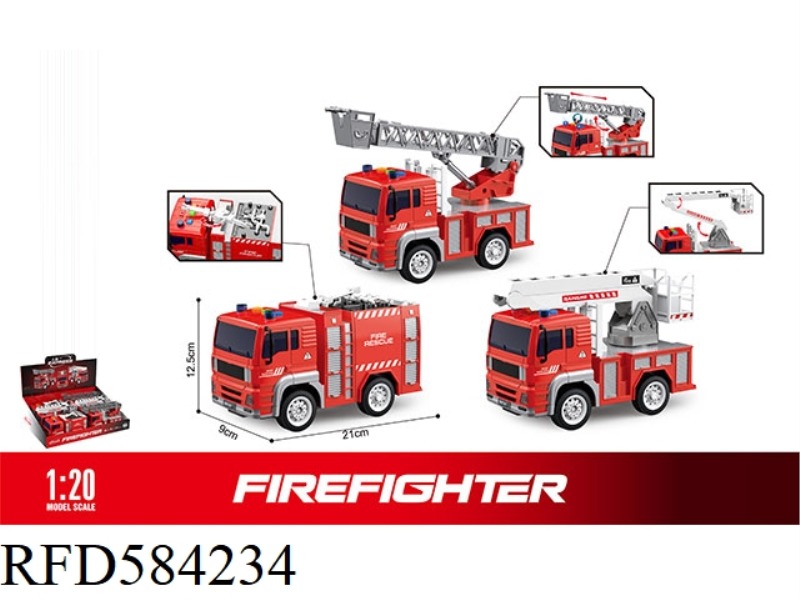 1: 20 INERTIA SIX PACK DISPLAY BOX FIRE PROTECTION SERIES (LIGHT, SOUND)