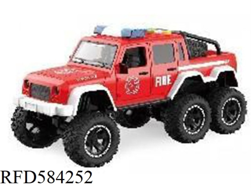 1: 16 INERTIA SIX WHEEL OFF-ROAD VEHICLE (WITH LIGHT AND SOUND)