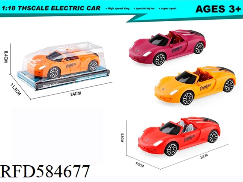 1: 18 PORSCHE INERTIA CONVERTIBLE