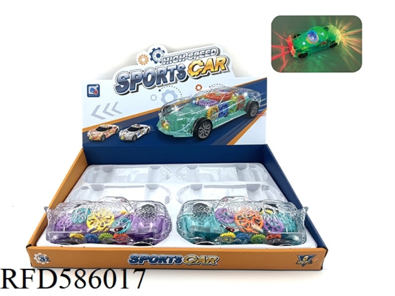 INERTIAL ACOUSTO-OPTIC GEAR DINOSAUR CAR