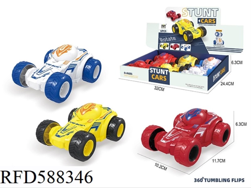 INERTIAL STUNT VEHICLE 6PCS