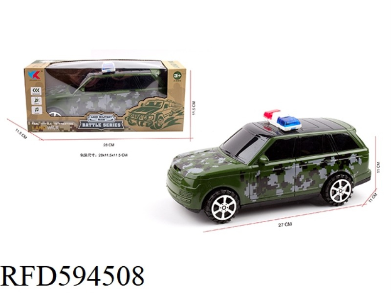 LAND ROVER RANGE ROVER 1:16 OFF-ROAD INERTIA MILITARY POLICE CAR