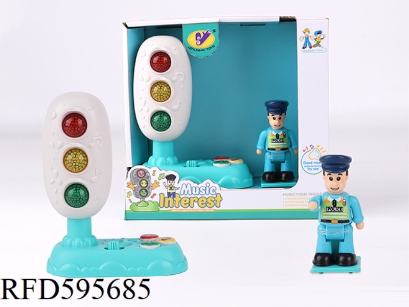MUSIC TRAFFIC LIGHTS + ACTION FIGURES