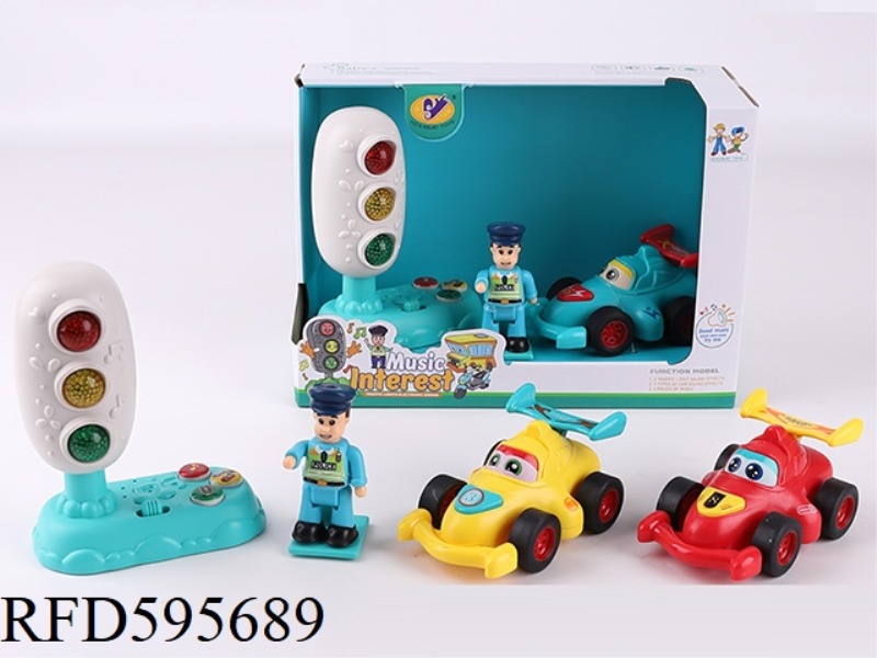 MUSIC TRAFFIC LIGHT + INERTIAL EQUATION CAR
