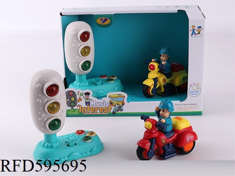 MUSIC TRAFFIC LIGHTS + INERTIAL RACING MOTORCYCLE (PASSENGER)