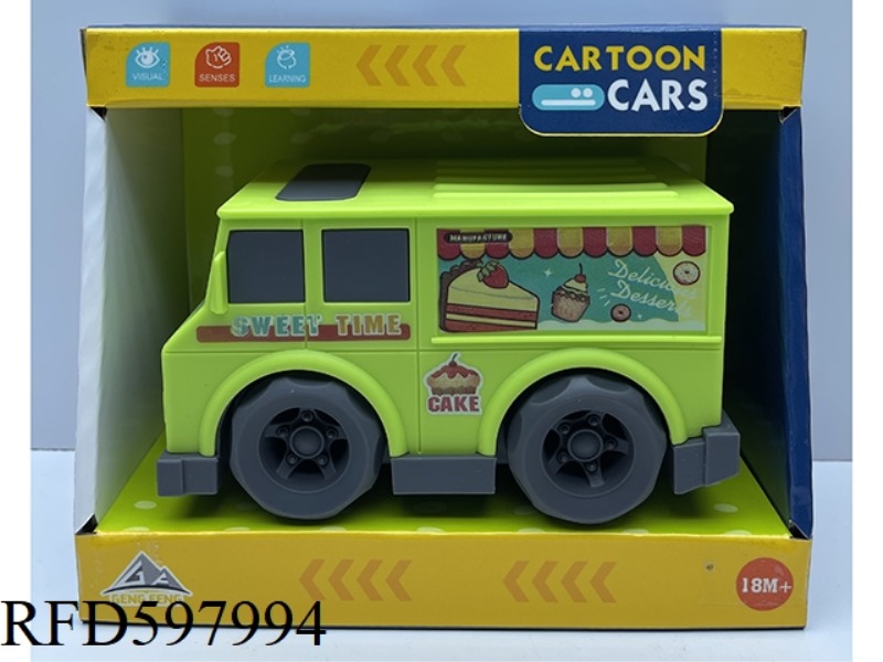 CARTOON DESSERT CAKE FAST FOOD TRUCK-INERTIA