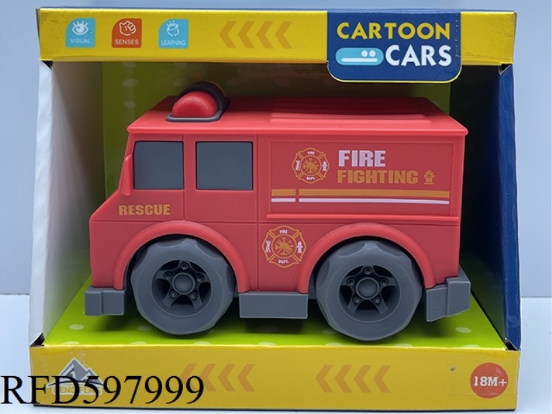 CARTOON FIRE TRUCK-INERTIA