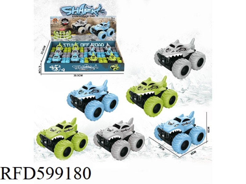 SHARK STUNT OFF-ROAD VEHICLE 12PCS