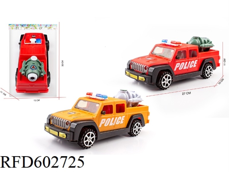 1:16 WRANGLER PICKUP INERTIAL POLICE CAR