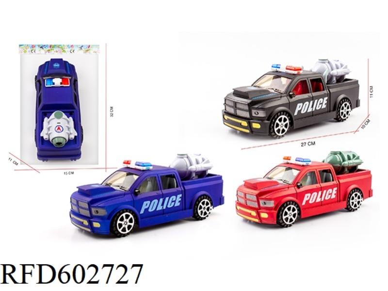 1:16 DODGE RAM INERTIAL PICKUP POLICE CAR