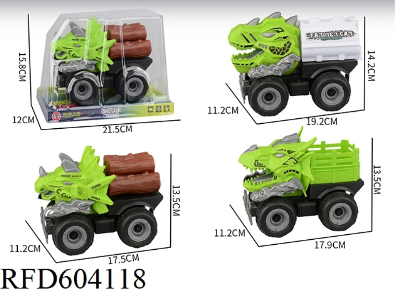 LARGE INERTIA DINOSAUR FARMER TRUCK