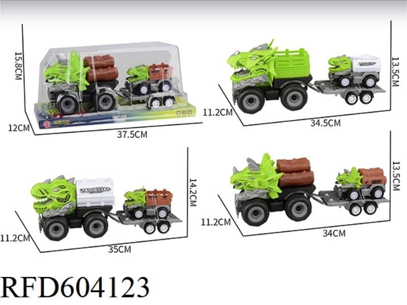 LARGE INERTIA DINOSAUR FARMER CAR 1 INERTIA DINOSAUR CAR