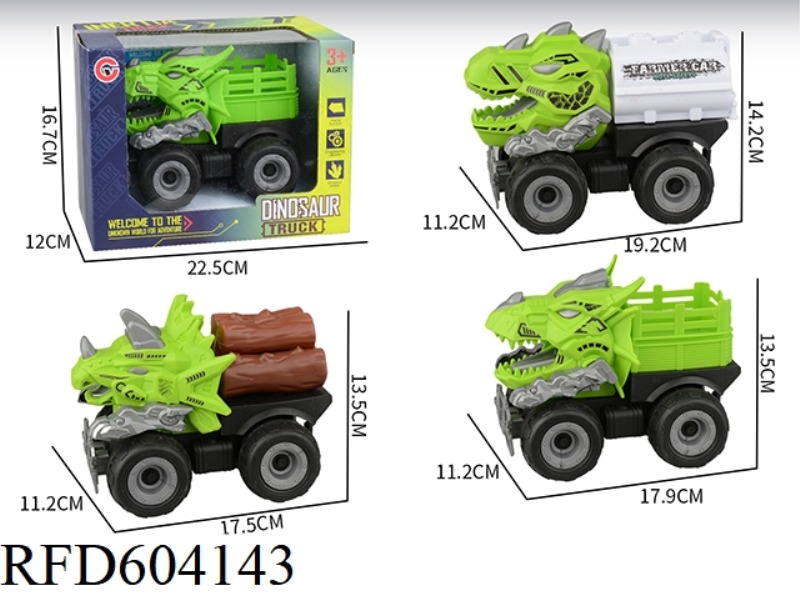 LARGE INERTIA DINOSAUR FARMER TRUCK