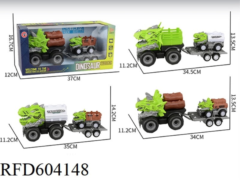 LARGE INERTIA DINOSAUR FARMER CAR 1 INERTIA DINOSAUR CAR