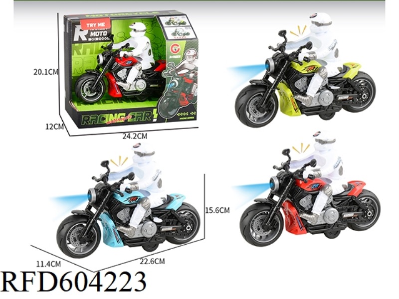 LARGE LIGHTS SOUND INERTIAL MOTORCYCLE RACING