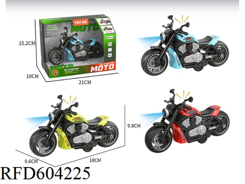 MEDIUM LIGHT SOUND INERTIAL MOTORCYCLE RACING