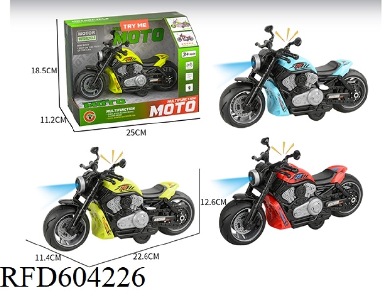 LARGE LIGHTS SOUND INERTIAL MOTORCYCLE RACING