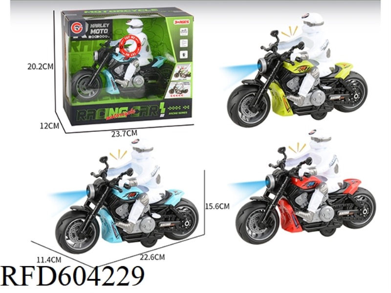 LARGE LIGHTS SOUND INERTIAL MOTORCYCLE RACING