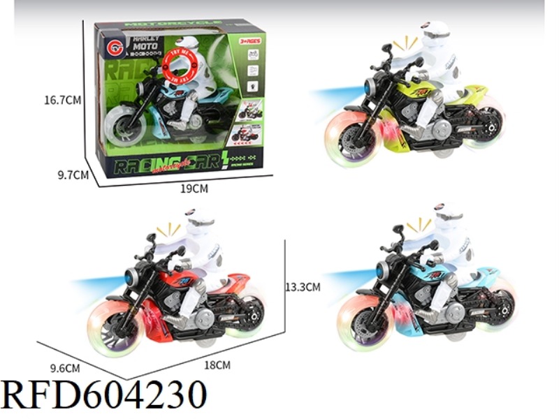 MEDIUM LIGHT SOUND INERTIAL MOTORCYCLE RACING
