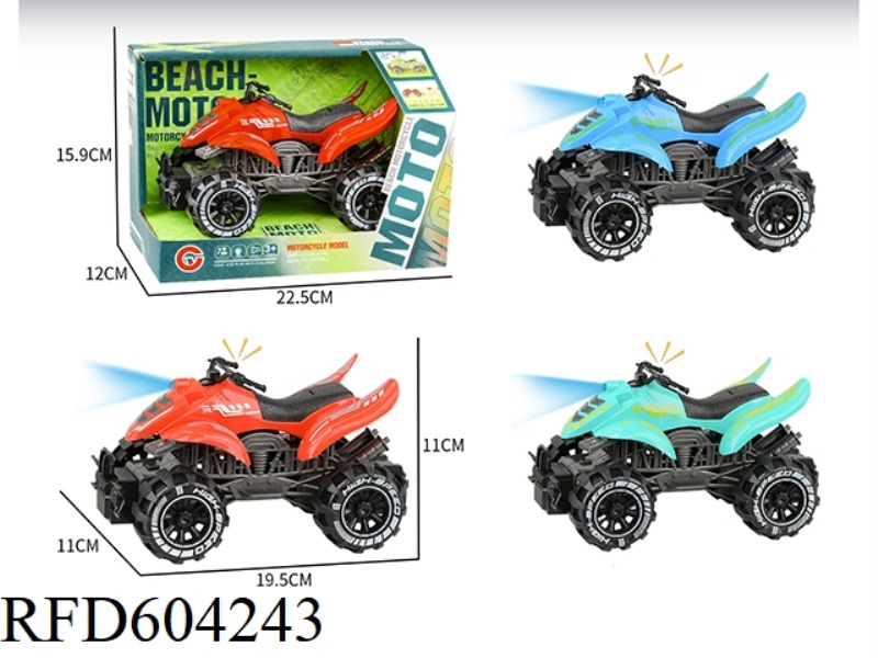 BIG LIGHT SOUND INERTIAL BEACH MOTORCYCLE