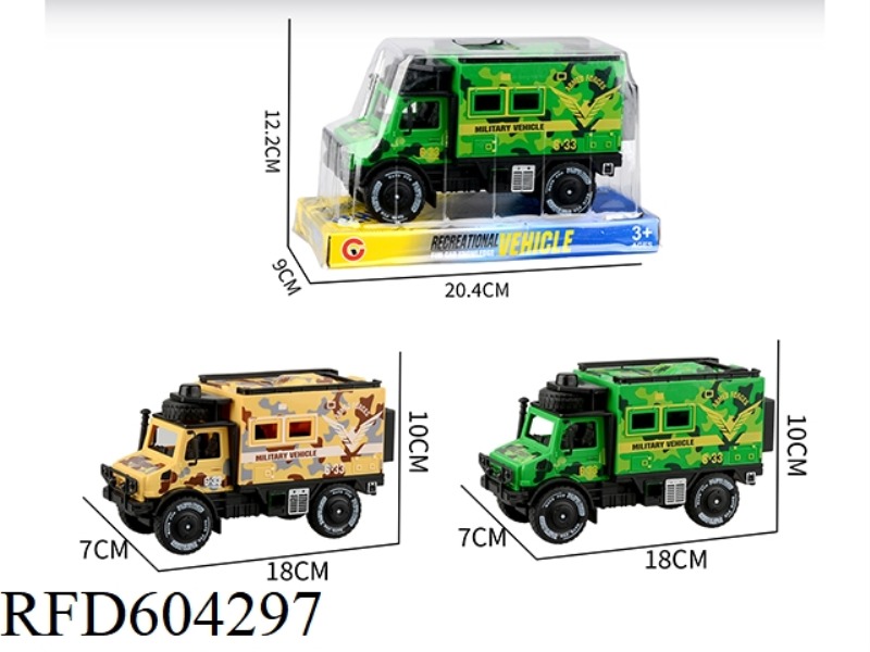 LARGE INERTIAL SINGLE PLATOON UNIMOK MILITARY VEHICLE