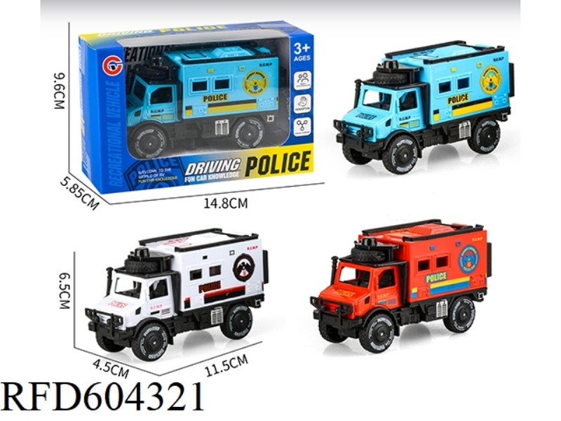 SMALL INERTIAL SINGLE PLATOON UNIMOK POLICE CAR