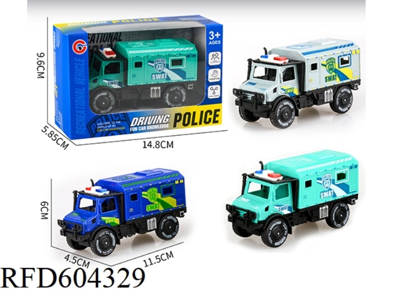 SMALL INERTIAL SINGLE PLATOON UNIMOK POLICE CAR