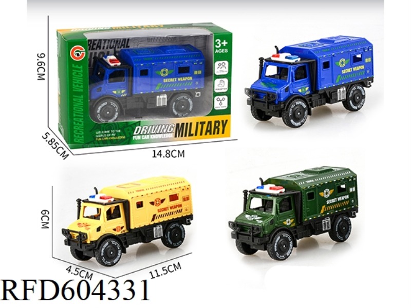 SMALL INERTIAL SINGLE PLATOON UNIMOK MILITARY VEHICLE