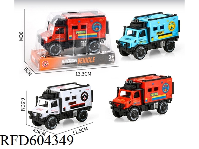 SMALL INERTIAL SINGLE PLATOON UNIMOK POLICE CAR