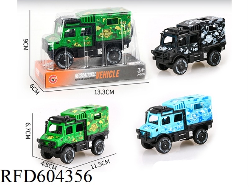 SMALL INERTIAL DOUBLE PLATOON UNIMOK MILITARY VEHICLE