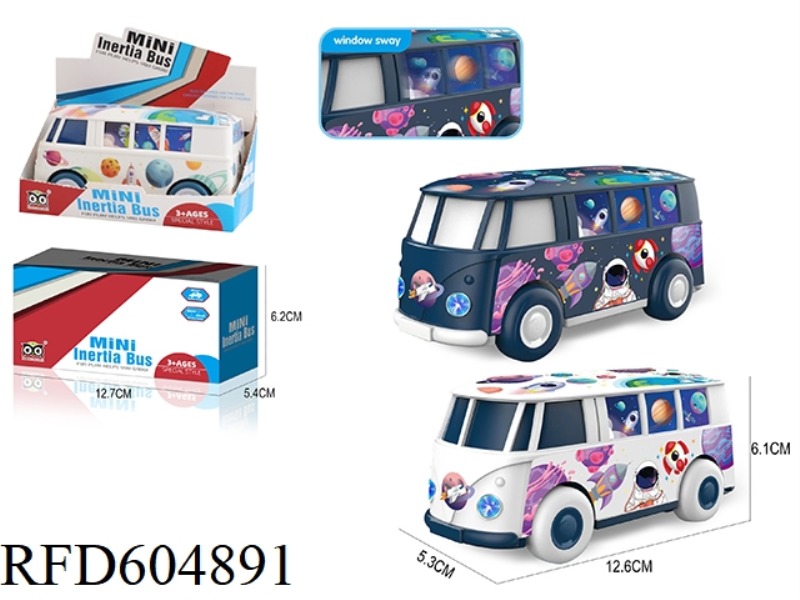 CARTOON SPACE PLANET BUS INERTIAL CAR