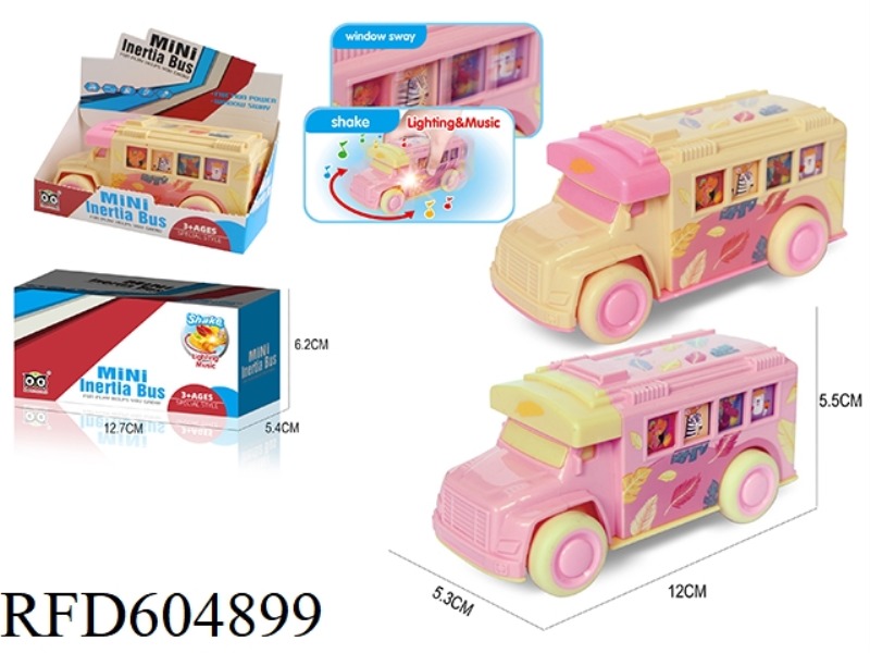 CARTOON FOREST THEME INERTIAL CAR WITH LIGHTS AND MUSIC
