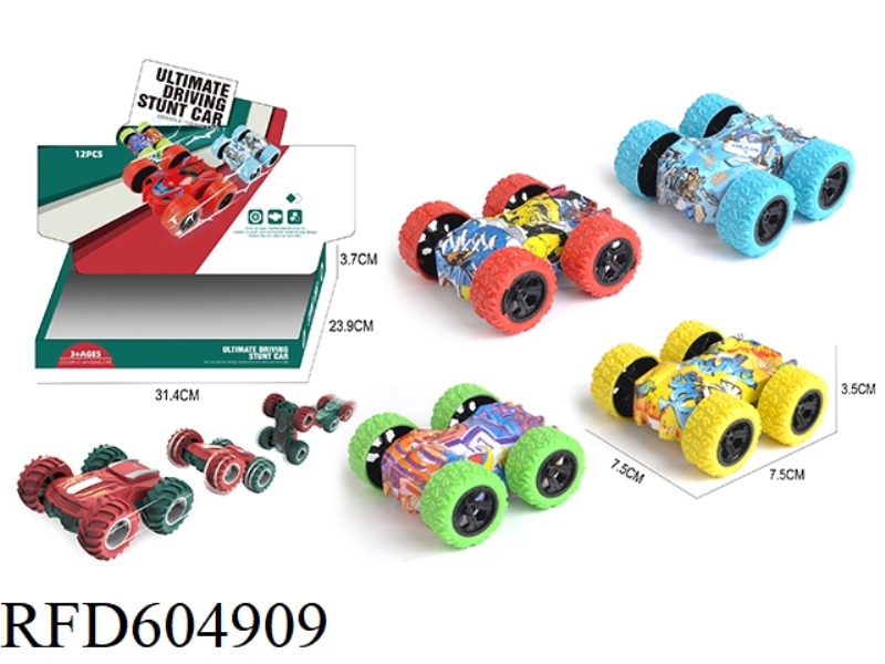 INERTIA GRAFFITI DOUBLE-SIDED CAR 12PCS