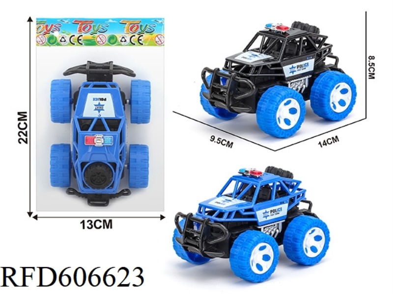 MINI SKELETON POLICE CAR INERTIAL CAR